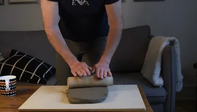 Smooth out the edges and ensure there are no cracks.