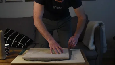 Smooth out the edges and ensure there are no cracks.