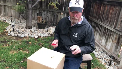 For pizza knives with plastic nubs, adjust your sharpening technique to accommodate them.