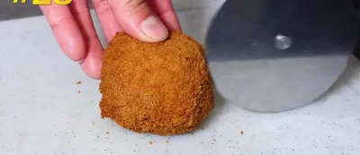 Slice hot dog (partially successful).