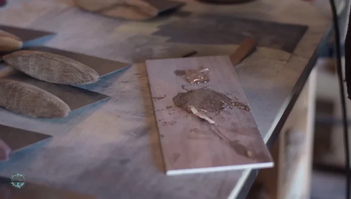 Clean up excess epoxy, and perform final sanding with 400 grit.