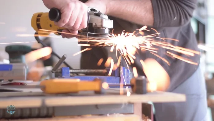 Refine the edges and remove tool marks using a random orbital sander.