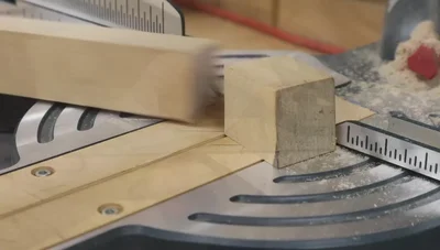 Find the center of the blank and mark it with an awl.