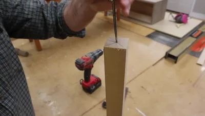 Mark the blank with reference lines.