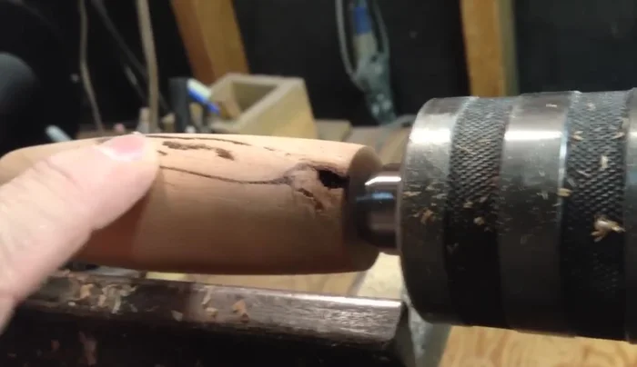 Fill any gaps or imperfections in the handles with super glue, let it harden, then sand smooth.