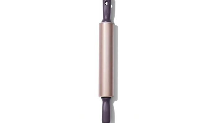 Review the OXO Good Grips Non-Stick Rolling Pin: highlights its non-stick surface, easy cleaning, and overall convenience.