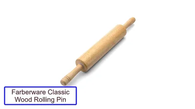 Review the JK Adams Gourmet Rolling Pin: focuses on its classic design and lifetime warranty.