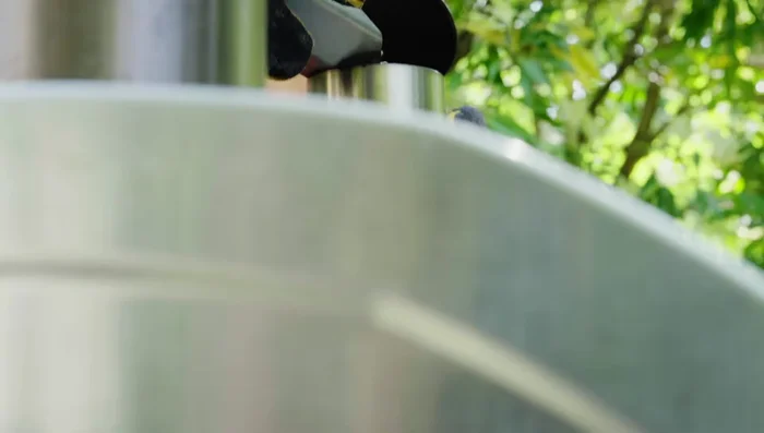 After 15 minutes, the oven is ready to cook pizza.