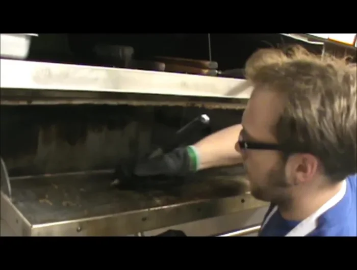 Repeat steps 3 and 4 for both sides of the stone, focusing on heavier grime.