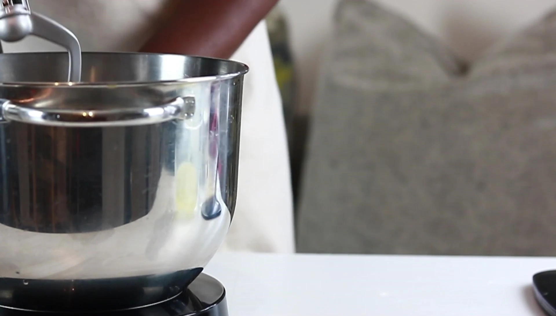 Stand mixer struggles with pizza dough.