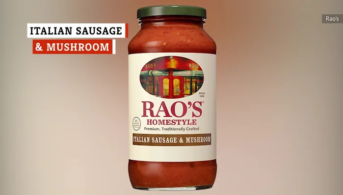 Rao's Italian sausage and mushroom sauce