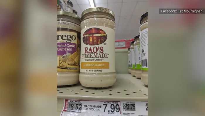 Rao's Homemade Alfredo sauce jar