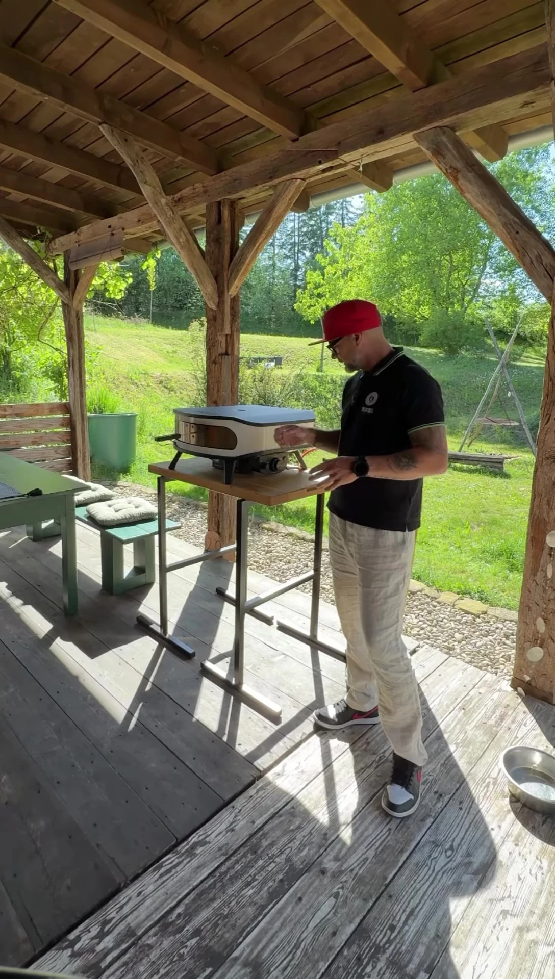 The intact third oven after successful delivery.
