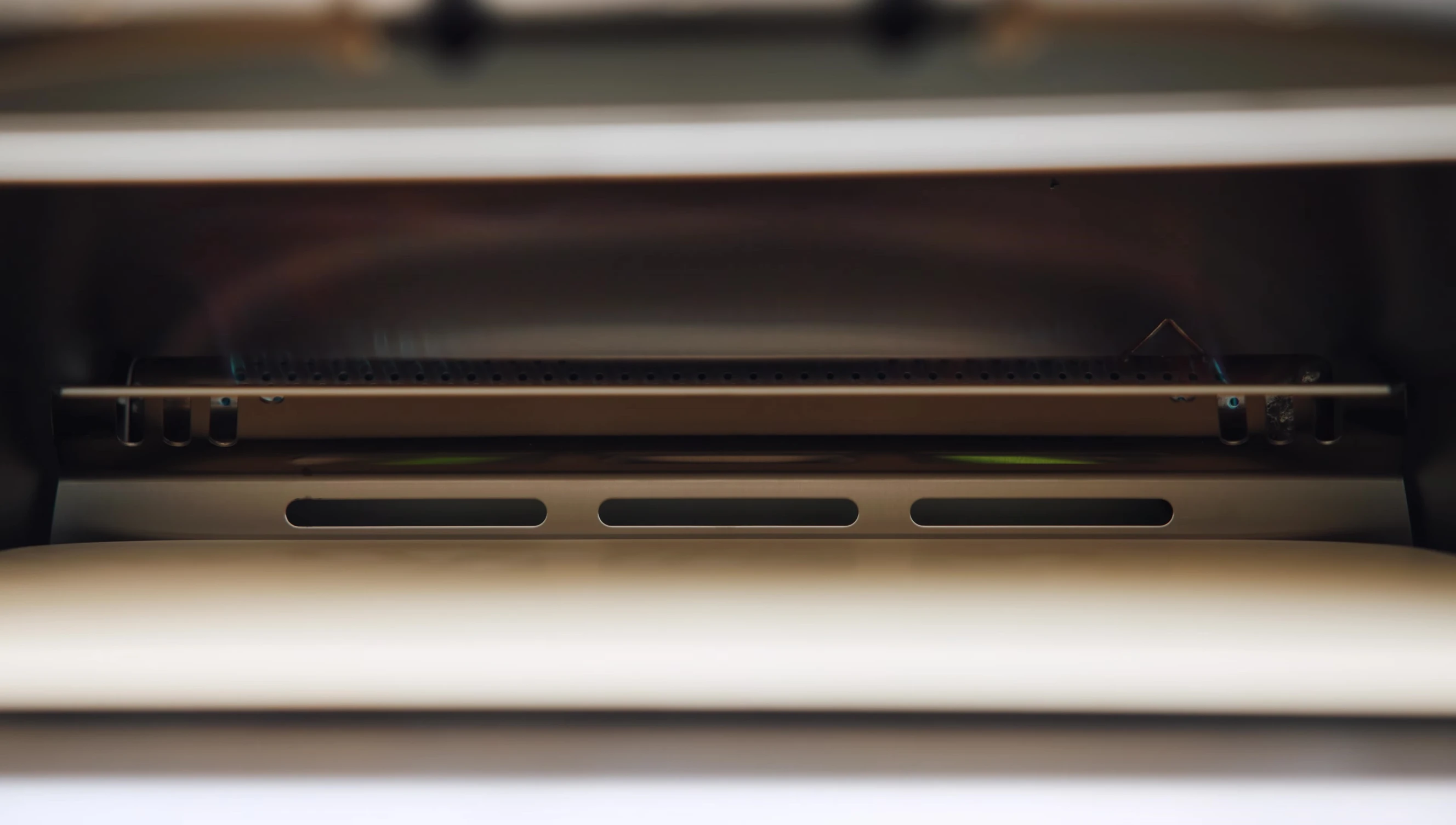 Close-up of the Ooni Koda 2's 14-inch stone baking surface.