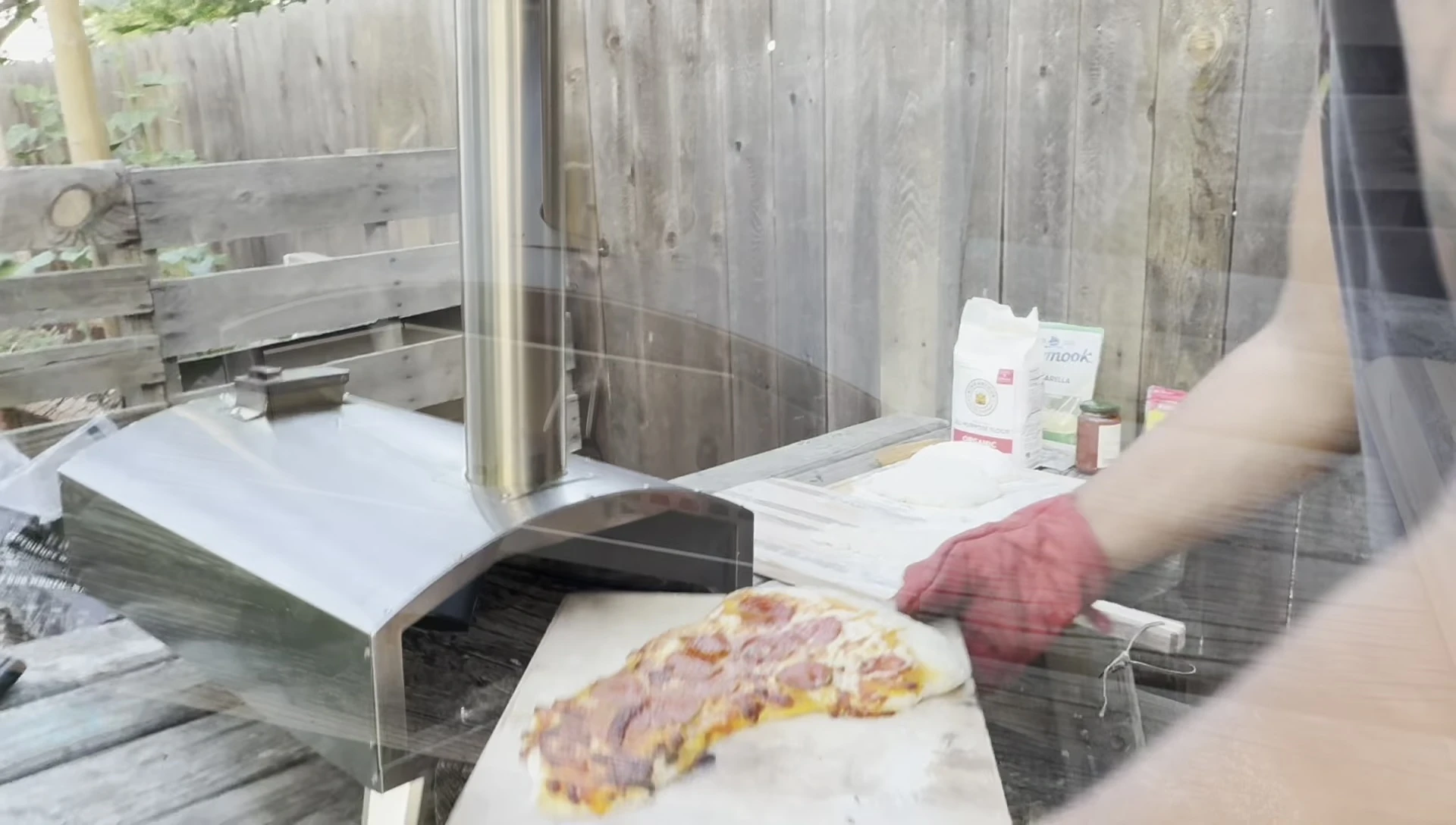 A perfectly cooked pizza, highlighting the improvement