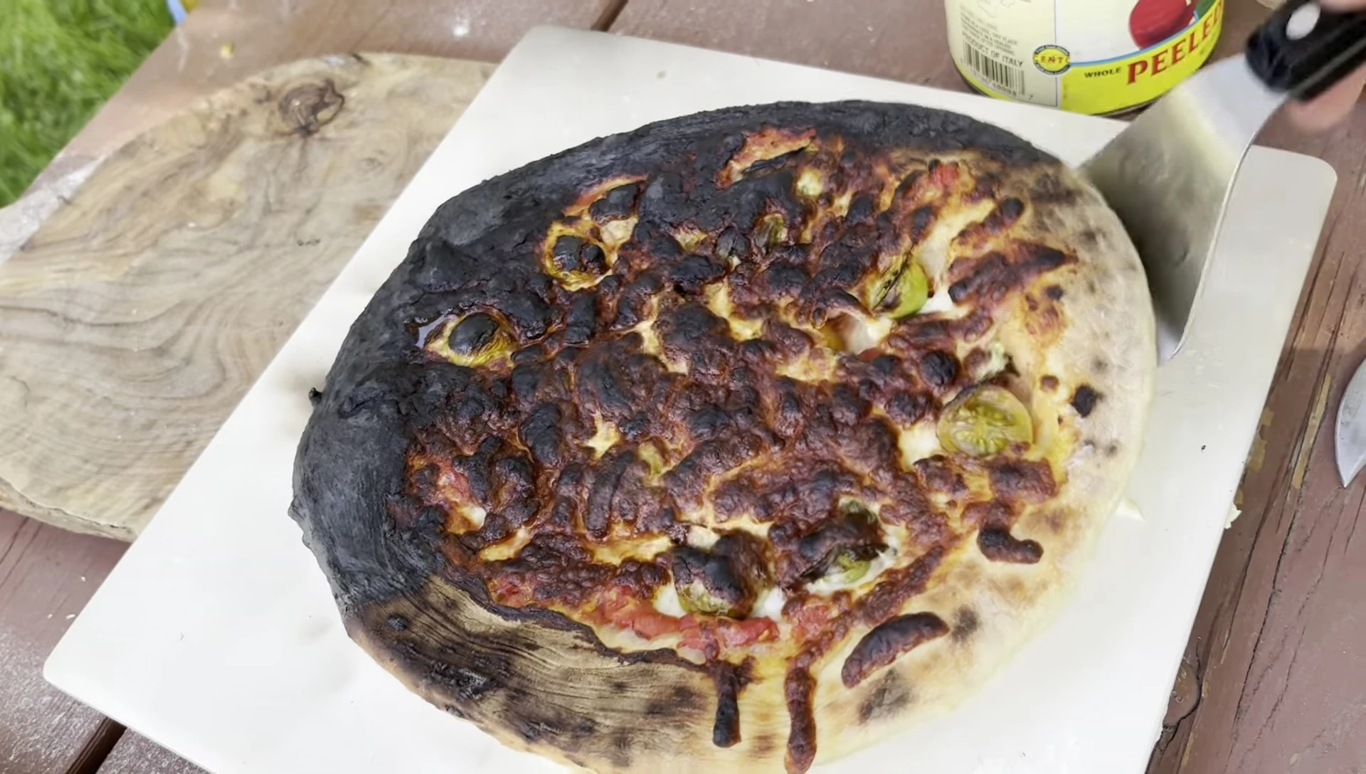 A failed first pizza attempt