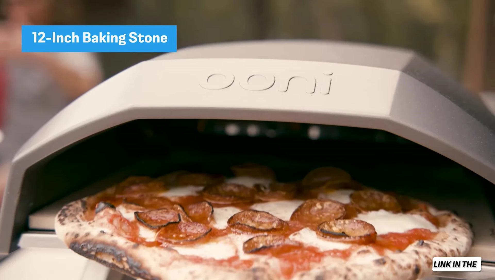 Pizza cooking in Ooni Koda 12
