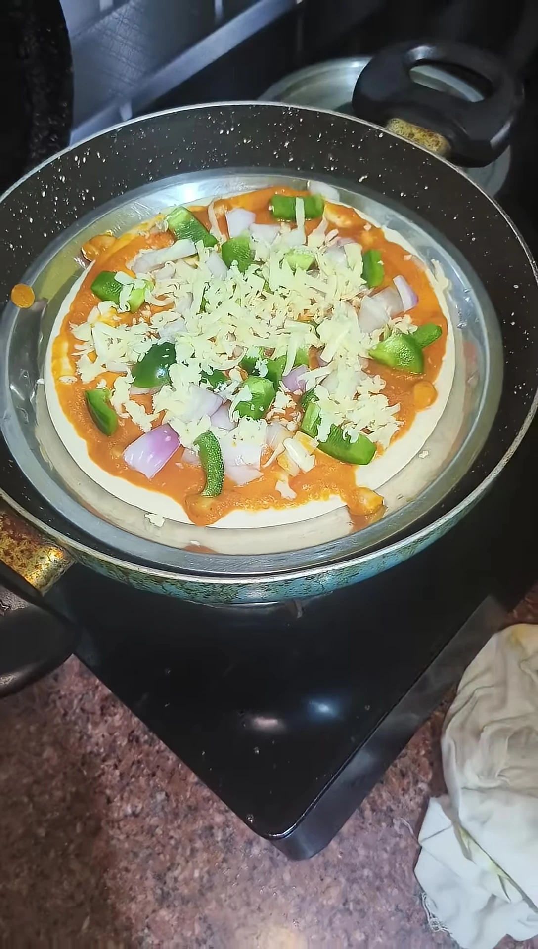 Final shot of the pizza, emphasizing its deliciousness.